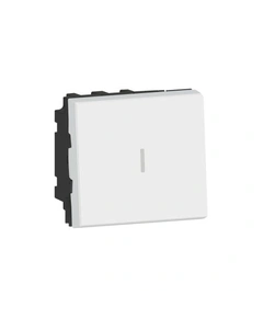 Переключатель промежуточный 2 модуля 10А 250В MOSAIC NEW 077021L цвет белый