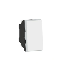 Выключатель кнопочный 1 модуль 6А 250В MOSAIC NEW 278030L цвет белый